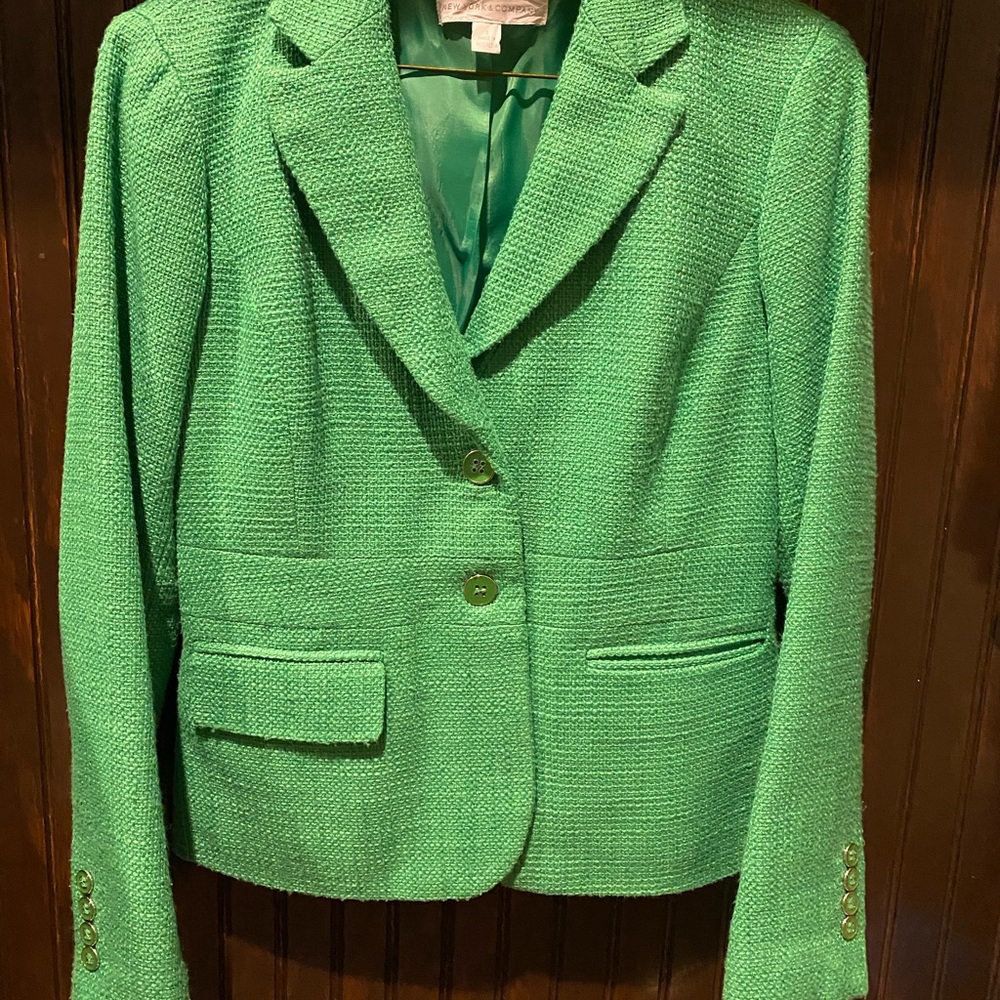Green New York and company blazer